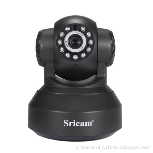 Sricam SP005 H.264 CMOS 3.6mm Lens Remote Monitor IR-CUT Two Way Audio P2P Indoor IP Camera with 128G TF Card Record
